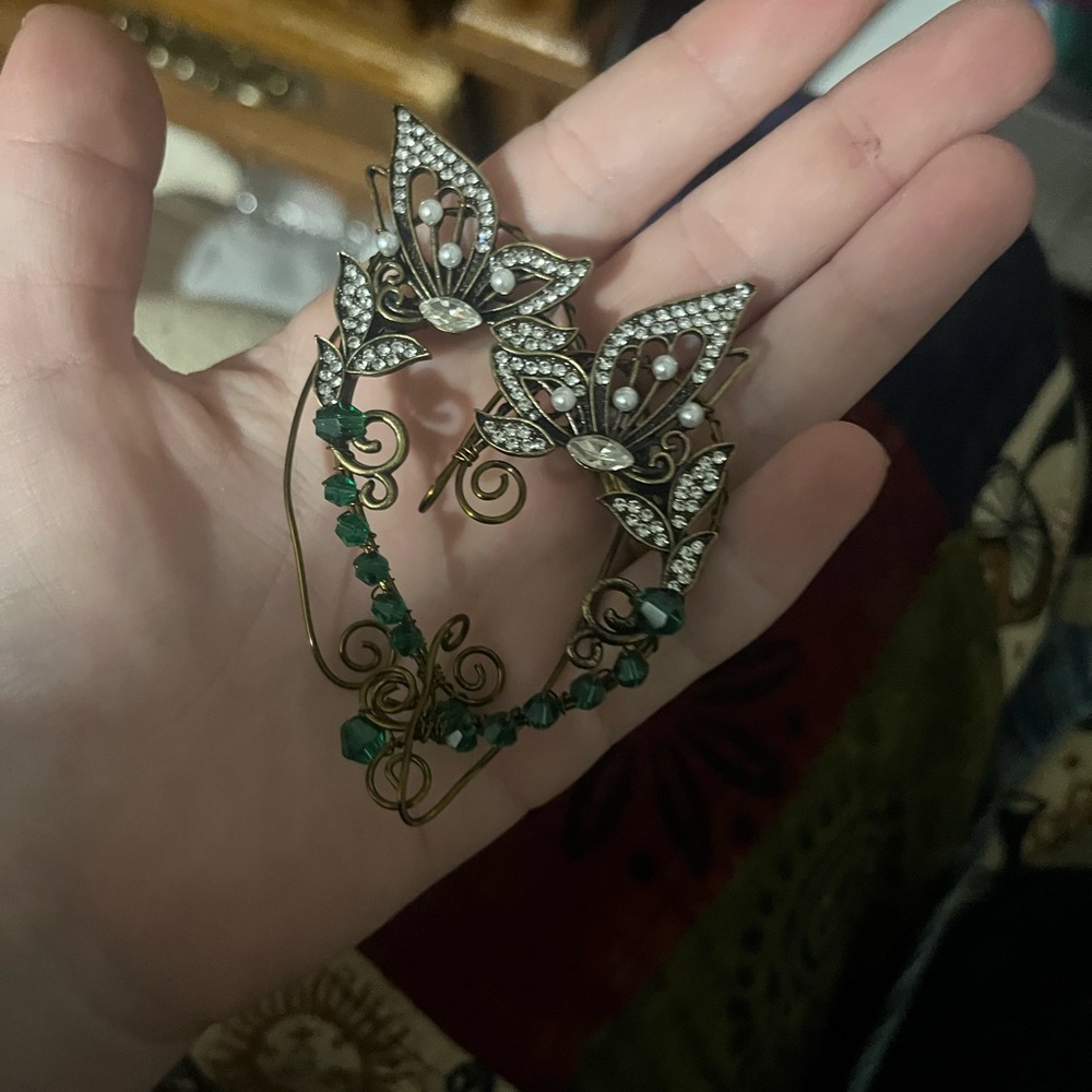 Elegant elf ear cuffs